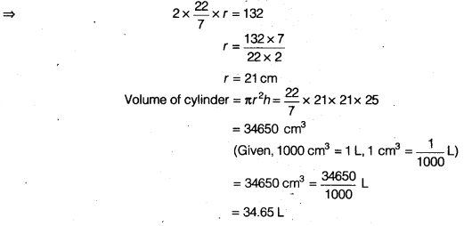 NCERT Solutions for Class 9 Maths Chapter 13 Surface Areas and Volumes Ex 13.6.1