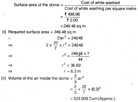 NCERT Solutions for Class 9 Maths Chapter 13 Surface Areas and Volumes Ex 13.8.8