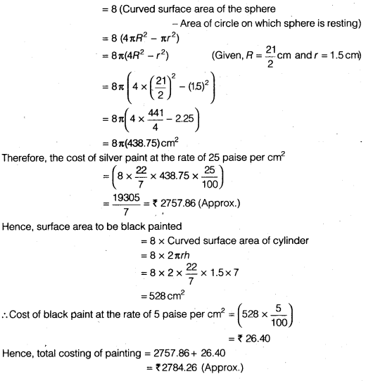 NCERT Solutions for Class 9 Maths Chapter 13 Surface Areas and Volumes Ex 13.9.3