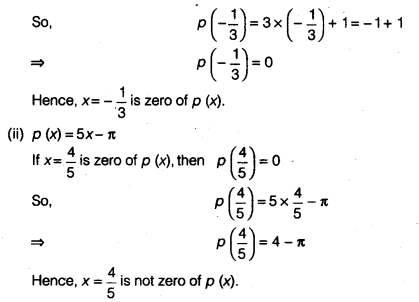 NCERT Solutions for Class 9 Maths Chapter 2 Polynomials Ex 2.2.2