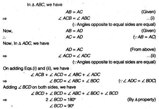 NCERT Solutions for Class 9 Maths Chapter 5 Triangles Ex 5.2.7