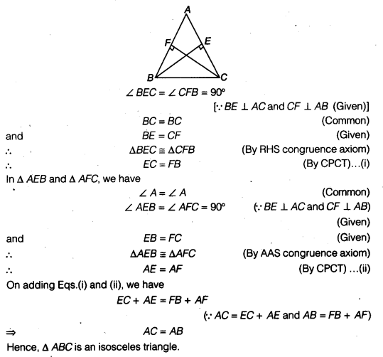 NCERT Solutions for Class 9 Maths Chapter 5 Triangles Ex 5.3.7