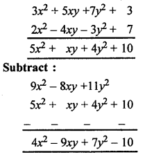 ML Aggarwal Class 8 Solutions for ICSE Maths Chapter 10 Algebraic Expressions and Identities Ex 10.1 Q6.1