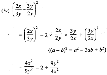 ML Aggarwal Class 8 Solutions for ICSE Maths Chapter 10 Algebraic Expressions and Identities Ex 10.5 Q3.3