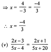 ML Aggarwal Class 8 Solutions for ICSE Maths Chapter 12 Linear Equations and Inequalities in one Variable Check Your Progress Q1.3