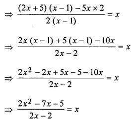 ML Aggarwal Class 8 Solutions for ICSE Maths Chapter 12 Linear Equations and Inequalities in one Variable Check Your Progress Q1.5