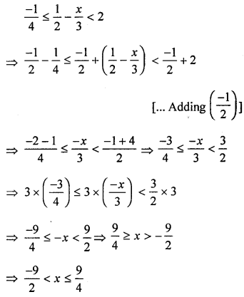 ML Aggarwal Class 8 Solutions for ICSE Maths Chapter 12 Linear Equations and Inequalities in one Variable Check Your Progress Q13.2