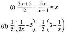 ML Aggarwal Class 8 Solutions for ICSE Maths Chapter 12 Linear Equations and Inequalities in one Variable Ex 12.1 Q10.1