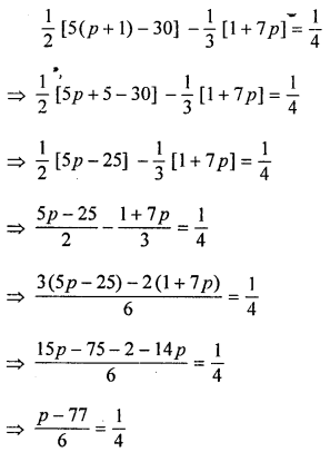 ML Aggarwal Class 8 Solutions for ICSE Maths Chapter 12 Linear Equations and Inequalities in one Variable Ex 12.1 Q12.1