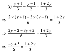 ML Aggarwal Class 8 Solutions for ICSE Maths Chapter 12 Linear Equations and Inequalities in one Variable Ex 12.1 Q5.2