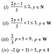 ML Aggarwal Class 8 Solutions for ICSE Maths Chapter 12 Linear Equations and Inequalities in one Variable Ex 12.3 Q7.1