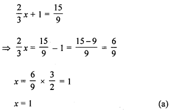 ML Aggarwal Class 8 Solutions for ICSE Maths Chapter 12 Linear Equations and Inequalities in one Variable Objective Type Questions Q4.1