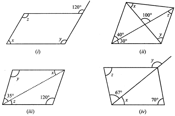 ML Aggarwal Class 8 Solutions for ICSE Maths Chapter 13 Understanding Quadrilaterals Ex 13.2 Q2.1