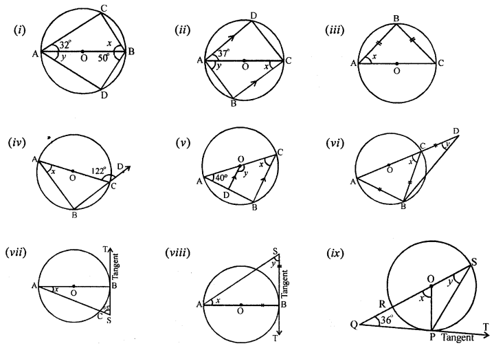 ML Aggarwal Class 8 Solutions for ICSE Maths Chapter 15 Circle Q5.1