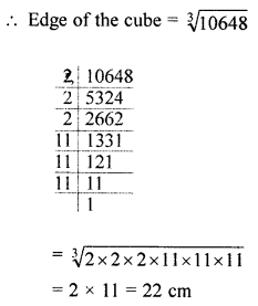 ML Aggarwal Class 8 Solutions for ICSE Maths Chapter 18 Mensuration Check Your Progress Q19.1
