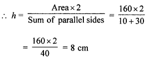 ML Aggarwal Class 8 Solutions for ICSE Maths Chapter 18 Mensuration Check Your Progress Q6.1
