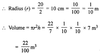 ML Aggarwal Class 8 Solutions for ICSE Maths Chapter 18 Mensuration Ex 18.3 Q14.1