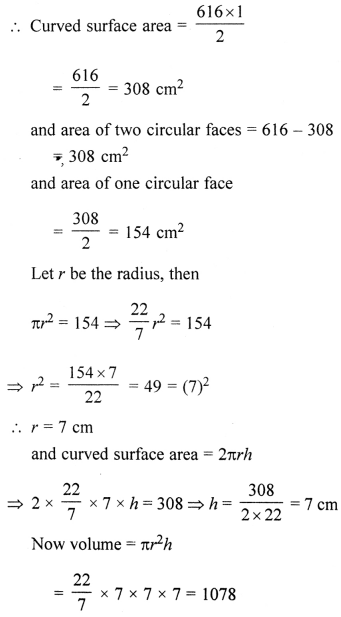 ML Aggarwal Class 8 Solutions for ICSE Maths Chapter 18 Mensuration Ex 18.4 Q17.1
