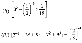 ML Aggarwal Class 8 Solutions for ICSE Maths Chapter 2 Exponents and Powers Check Your Progress Q2.2