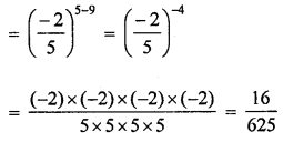 ML Aggarwal Class 8 Solutions for ICSE Maths Chapter 2 Exponents and Powers Check Your Progress Q9.2