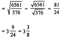 ML Aggarwal Class 8 Solutions for ICSE Maths Chapter 3 Squares and Square Roots Check Your Progress Q13.3