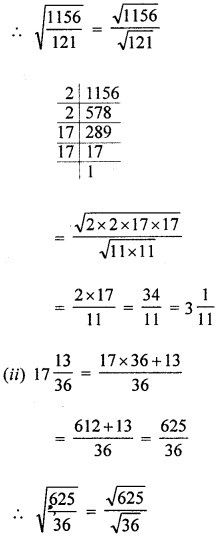 ML Aggarwal Class 8 Solutions for ICSE Maths Chapter 3 Squares and Square Roots Ex 3.3 Q3.3