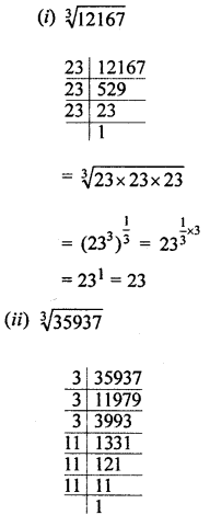 ML Aggarwal Class 8 Solutions for ICSE Maths Chapter 4 Cubes and Cube Roots Ex 4.2 Q1.1