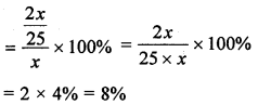 ML Aggarwal Class 8 Solutions for ICSE Maths Chapter 7 Percentage Check Your Progress Q8.4