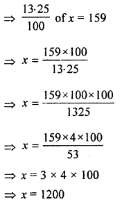 ML Aggarwal Class 8 Solutions for ICSE Maths Chapter 7 Percentage Ex 7.1 Q10.2