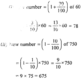ML Aggarwal Class 8 Solutions for ICSE Maths Chapter 7 Percentage Ex 7.1 Q11.1