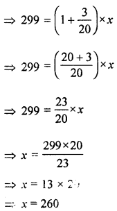 ML Aggarwal Class 8 Solutions for ICSE Maths Chapter 7 Percentage Ex 7.1 Q12.1