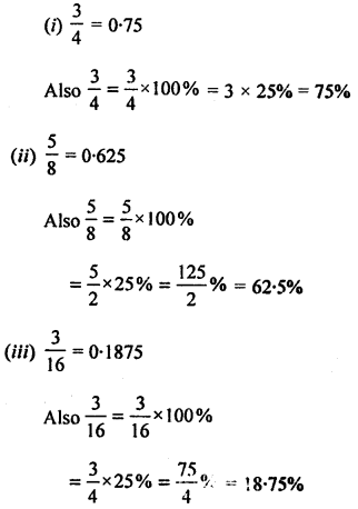 ML Aggarwal Class 8 Solutions for ICSE Maths Chapter 7 Percentage Ex 7.1 Q3.2