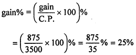 ML Aggarwal Class 8 Solutions for ICSE Maths Chapter 7 Percentage Ex 7.2 Q19.2