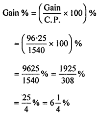 ML Aggarwal Class 8 Solutions for ICSE Maths Chapter 7 Percentage Ex 7.2 Q2.1
