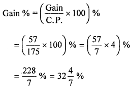 ML Aggarwal Class 8 Solutions for ICSE Maths Chapter 7 Percentage Ex 7.2 Q8.1