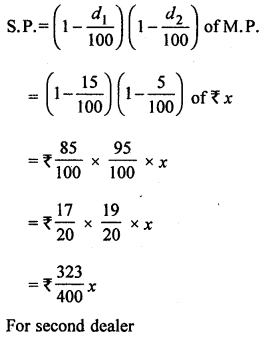 ML Aggarwal Class 8 Solutions for ICSE Maths Chapter 7 Percentage Ex 7.3 Q12.1