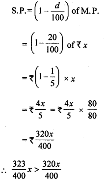 ML Aggarwal Class 8 Solutions for ICSE Maths Chapter 7 Percentage Ex 7.3 Q12.2