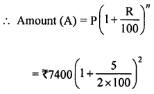 ML Aggarwal Class 8 Solutions for ICSE Maths Chapter 8 Simple and Compound Interest Check Your Progress Q2.1