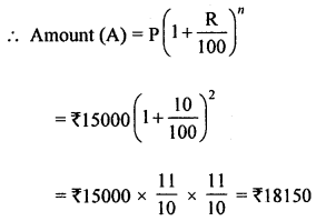 ML Aggarwal Class 8 Solutions for ICSE Maths Chapter 8 Simple and Compound Interest Ex 8.3 Q1.1