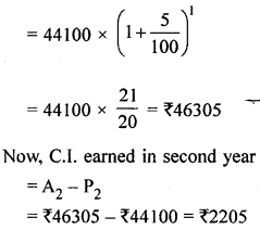 ML Aggarwal Class 8 Solutions for ICSE Maths Chapter 8 Simple and Compound Interest Objective Type Questions hots Q2.4