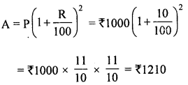 ML Aggarwal Class 8 Solutions for ICSE Maths Chapter 8 Simple and Compound Interest Objective Type Questions mul Q3.1