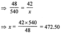 ML Aggarwal Class 8 Solutions for ICSE Maths Chapter 9 Direct and Inverse Variation Check Your Progress Q4.1