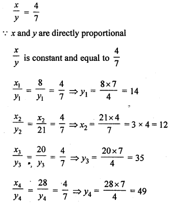 ML Aggarwal Class 8 Solutions for ICSE Maths Chapter 9 Direct and Inverse Variation Ex 9.1 Q2.2