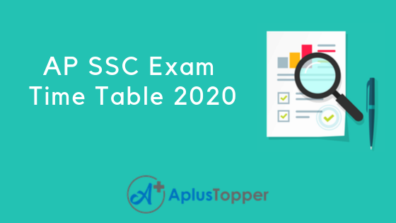AP SSC Exam Time Table 2020
