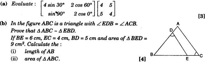 ICSE Maths Question Paper 2010 Solved for Class 10 37