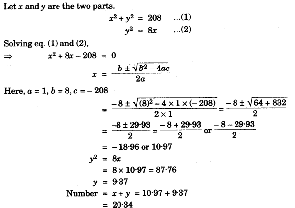 ICSE Maths Question Paper 2010 Solved for Class 10 42