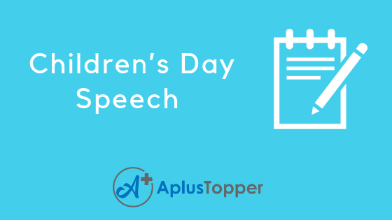 Children’s Day Speech 