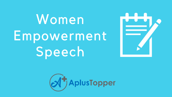 Women Empowerment Speech