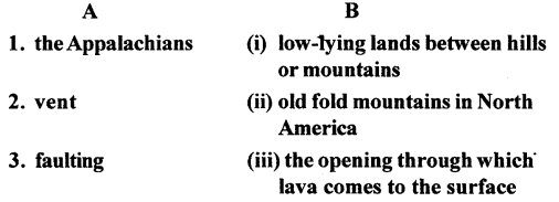 ICSE Solutions for Class 6 Geography Voyage Chapter 3 Major Landforms of the Earth 1