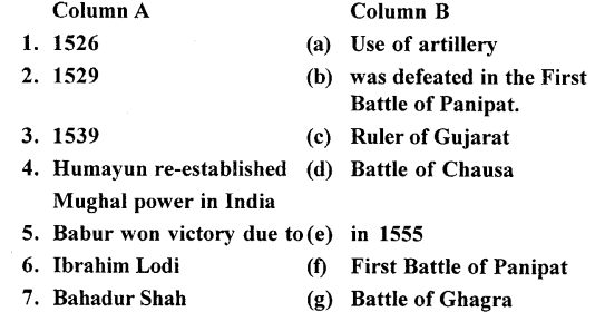 ICSE Solutions for Class 7 History and Civics - Foundation of Mughal Empire 1